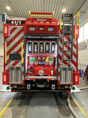 Geräteraum Rückseite